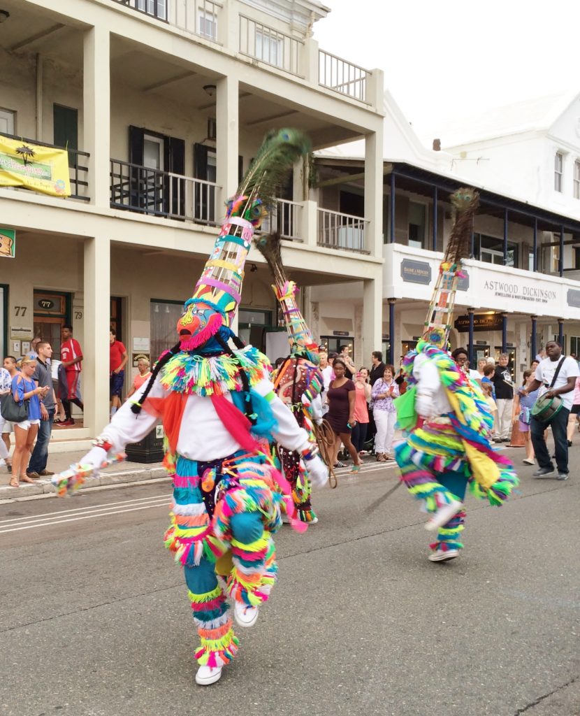 Gombey Dancers in Bermuda