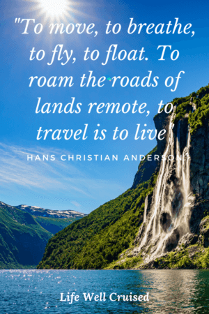 To move, to breathe, to fly, to float. To roam the roads of lands remote, to travel is to live