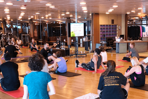 celebrity cruises yoga