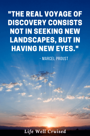 the real voyage of discovery consists not in seeking new landscapes, but in having new eyes 