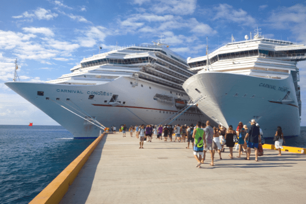 Cruise ships in Cozumel