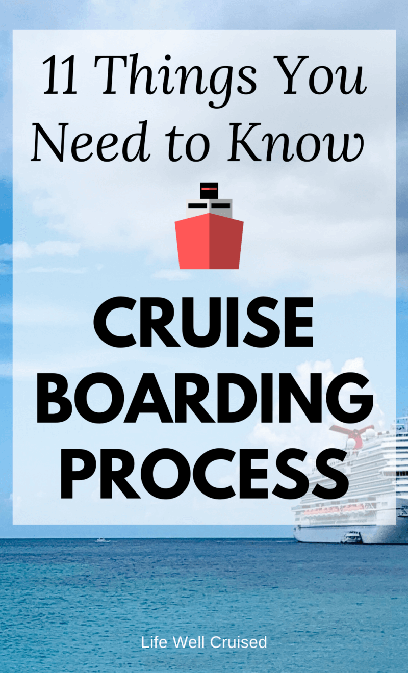 when to board cruise ship