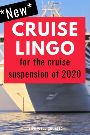 New cruise lingo for cruise suspension 