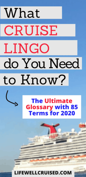 What cruise lingo do you need to know 