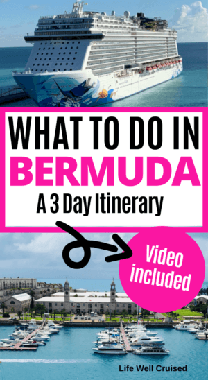 What to do in Bermuda - a 3 day itinerary PIN