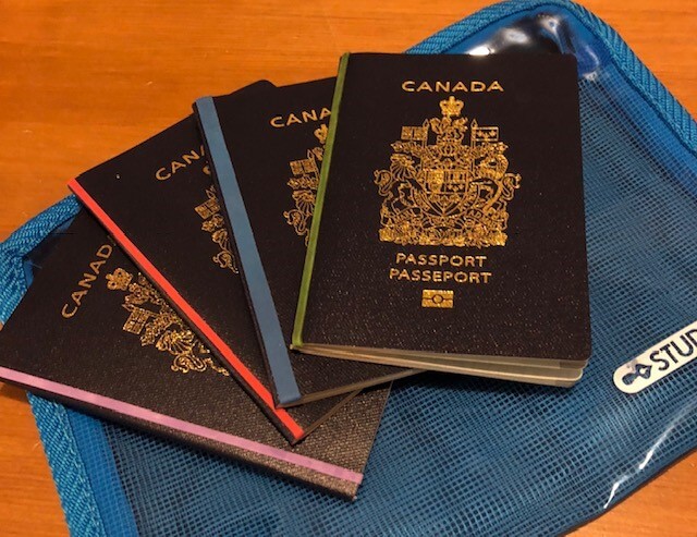 passports and cruise documents