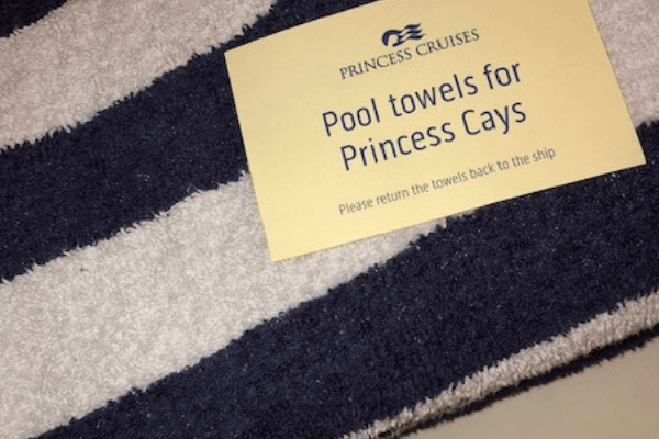 cruise line towels