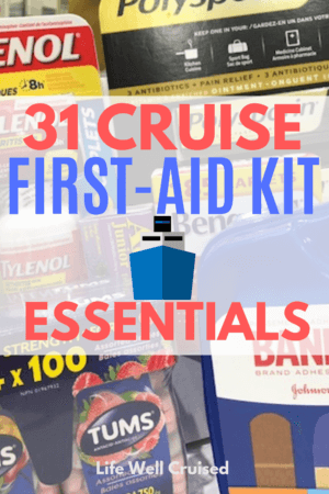 Cruise First Aid kit - Medicine Travel Kit