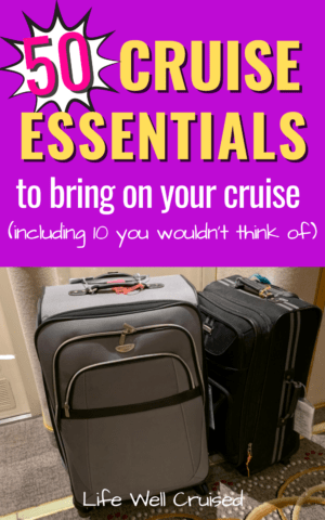 50 cruise essentials you would not think of