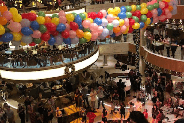 princess cruises balloon drop