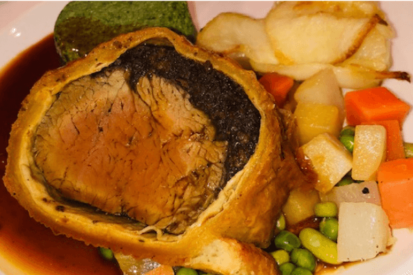 main dining room beef wellington