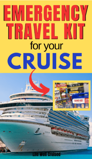 Emergency Travel Kit for your cruise PIN image