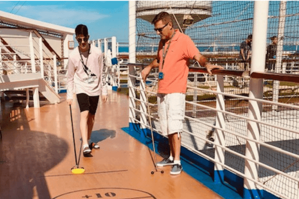 shuffleboard on a cruise