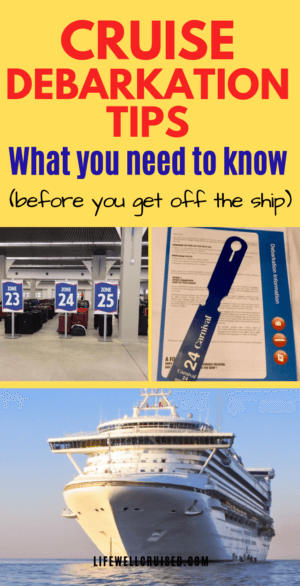 Cruise Disembarkation Tips