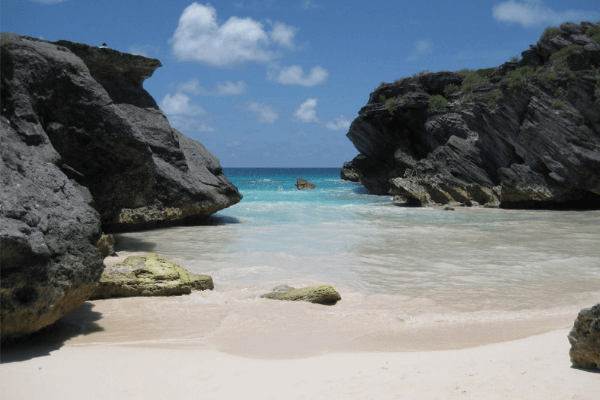 horseshoe bay beach pink sand