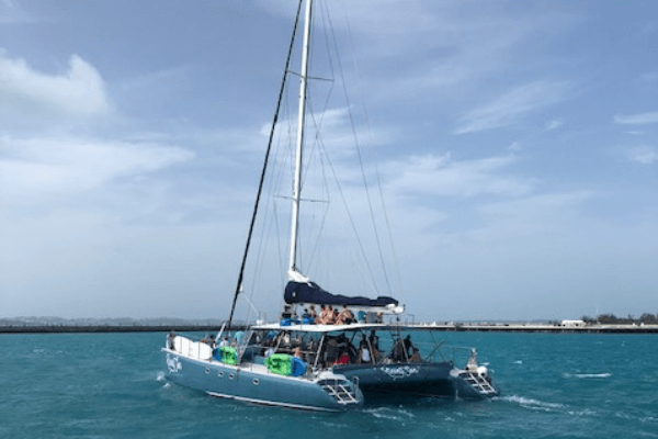 catamaran boat excursion