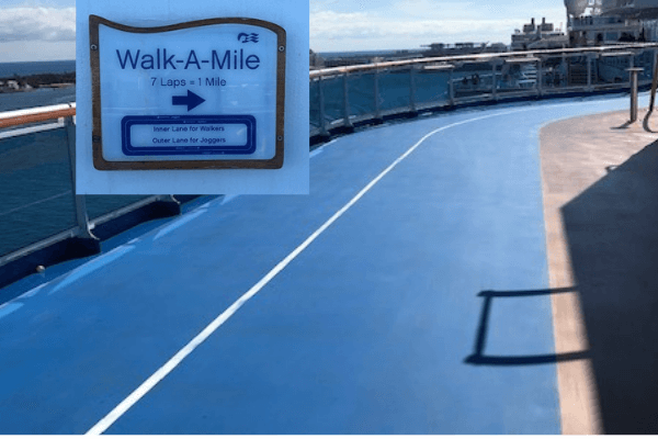 regal princess jogging track