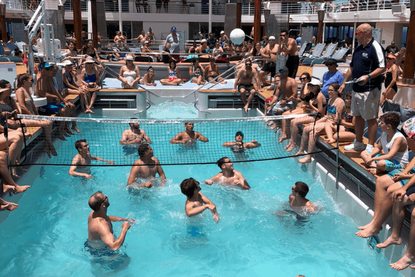 things to do on a cruise pool games