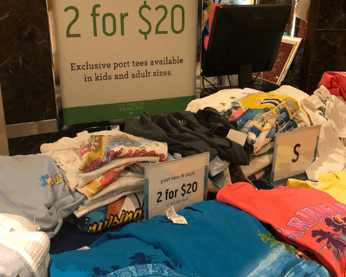 What to do during the day on a cruise - cruise shopping sales