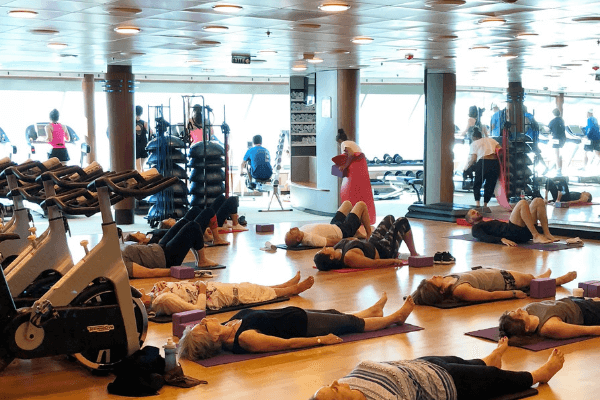 things to do on a cruise - fitness class