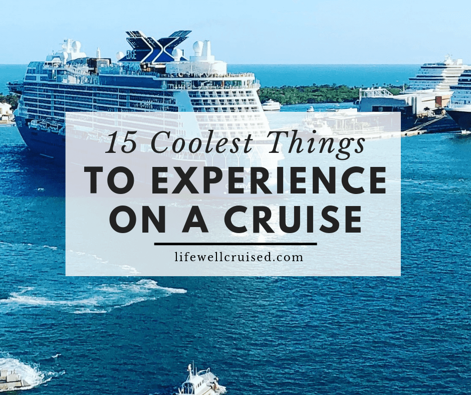 15 coolest things to do on a cruise