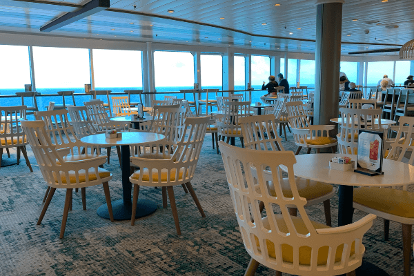 Celebrity Summit Oceanview Cafe variety of chairs 6 x 4