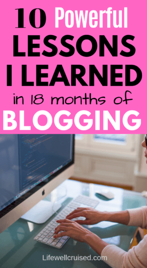 10 lessons learned in bloggingg