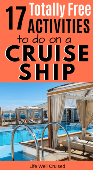 17 free activities to do on a cruise