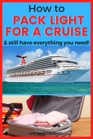 how to pack light for a cruise PIN image