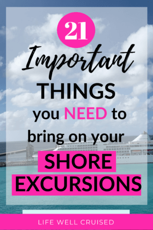 21 Important Things to bring for your shore excursions