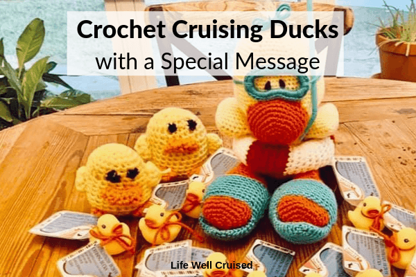 crochet cruising ducks