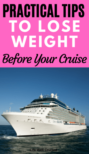 Practical Tips to lose weight before your cruise PIN image