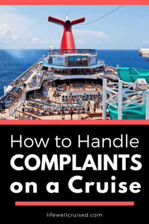 cruise 118 complaints