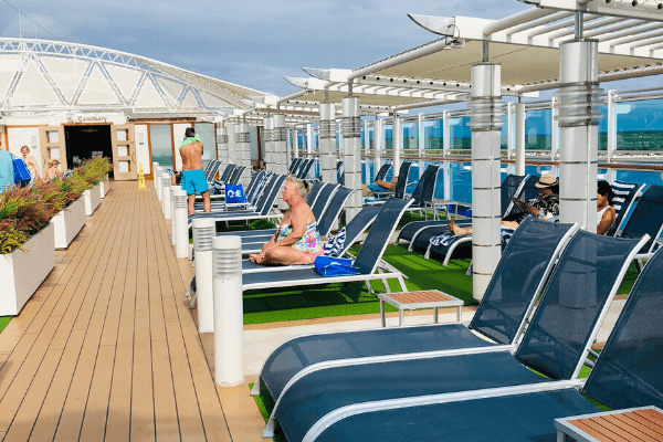 Regal Princess Retreat Pool chairs