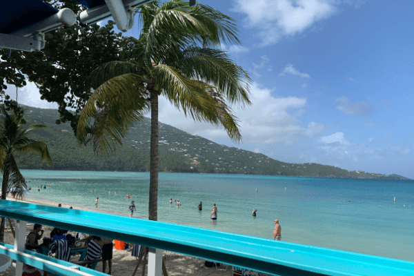 Magen's Bay Beach view 