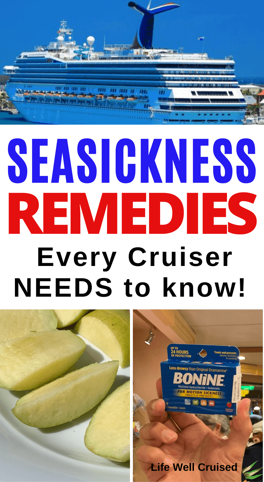 cure for seasickness on cruise