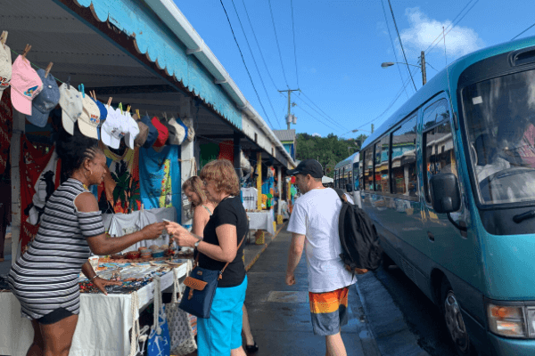 St. Lucia Tour bus 