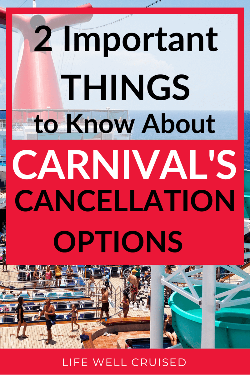 Carnival Cruise Line Cancellation Compensation Options The benefits