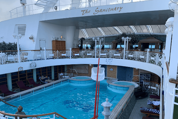 Princess Cruises The Sanctuary Pool 6 x 4