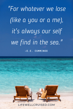 For whatever we lose (like a you or a me), it's always our self we find in the sea