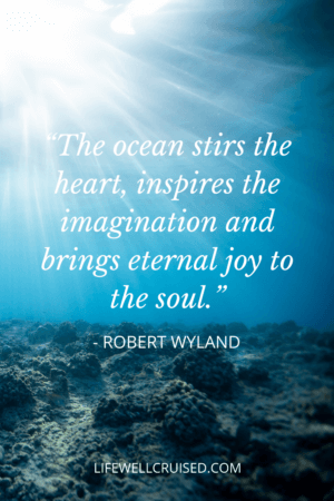 The ocean stirs the heart, inspires the imagination and brings eternal joy to the soul. 