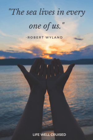 The sea lives in every one of us Robert Wyland Ocean Quote