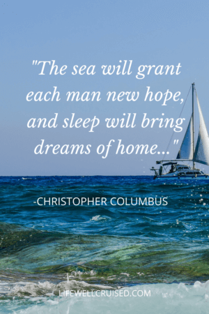 The sea will grant each man new hope, and sleep will bring dreams of home..._ PIN ocean quote