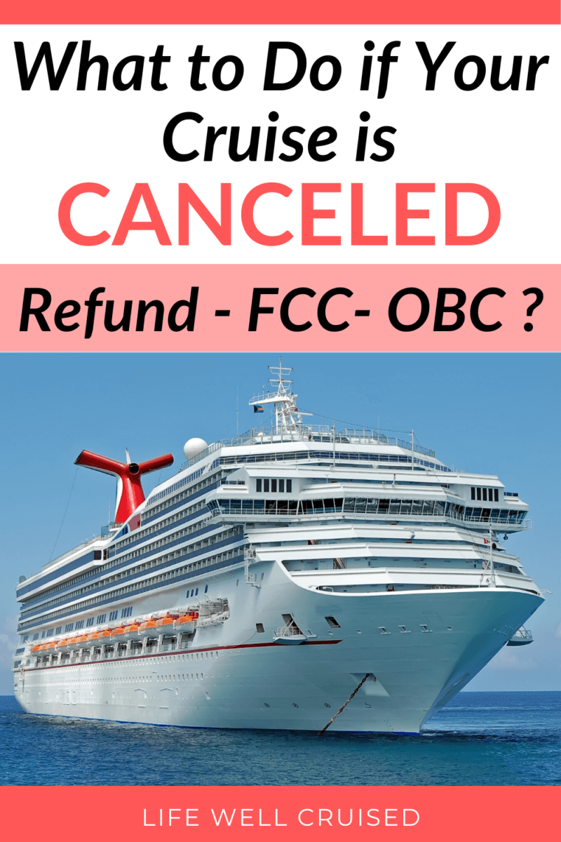 what happens if my cruise gets canceled