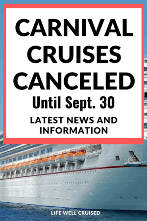 Carnival Cruise Cancelled 