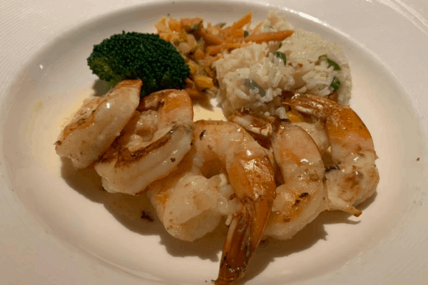 cruise food shrimp