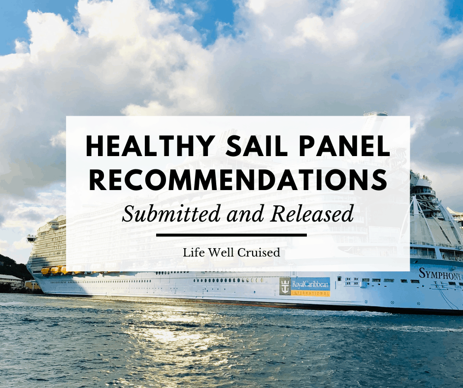 Healthy sail panel recommendations submitted and released