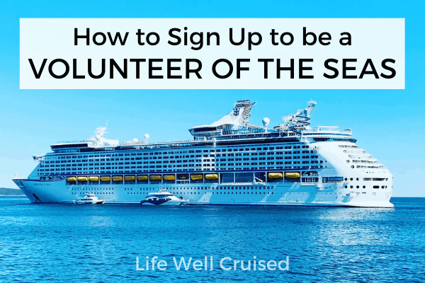 How to Sign Up to be a Volunteer of the Seas
