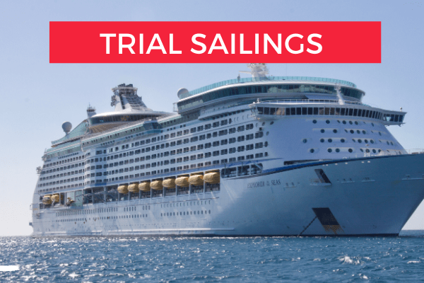 Trial sailings How cruises will start up at beginning