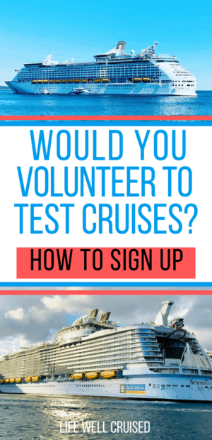 Would You volunteer to test cruises_ PIN